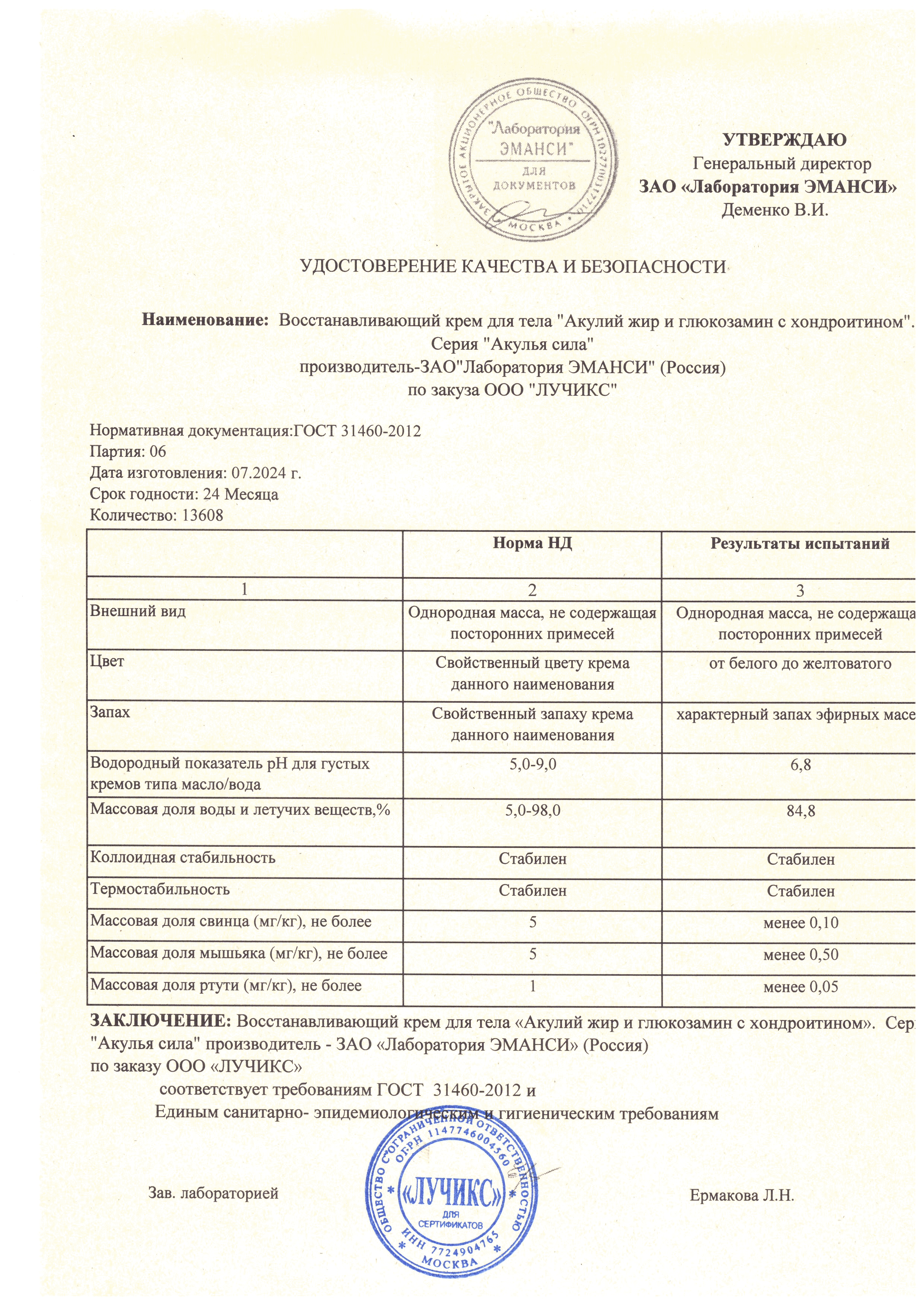 Паспорт №072024